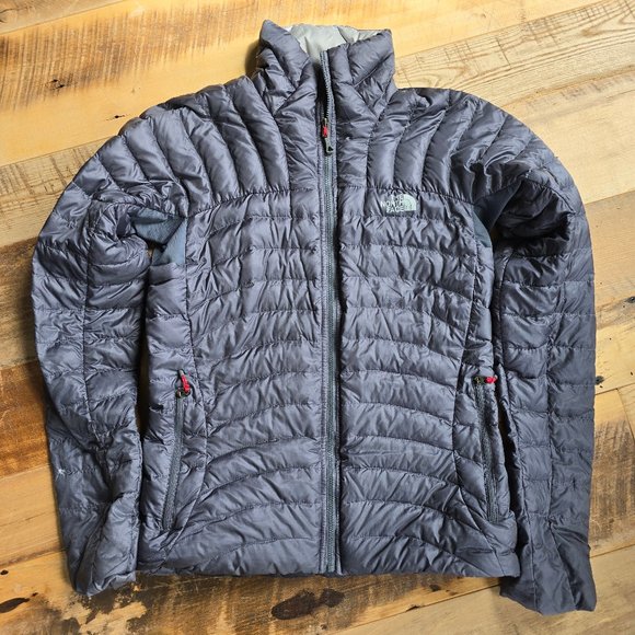 Women's North Face Summitt Series 800 Puffer Down Jacket Gray Size Small - Picture 1 of 12
